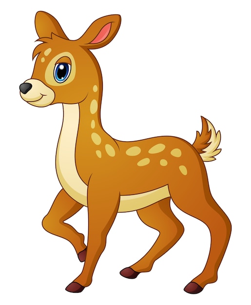 Cute deer cartoon