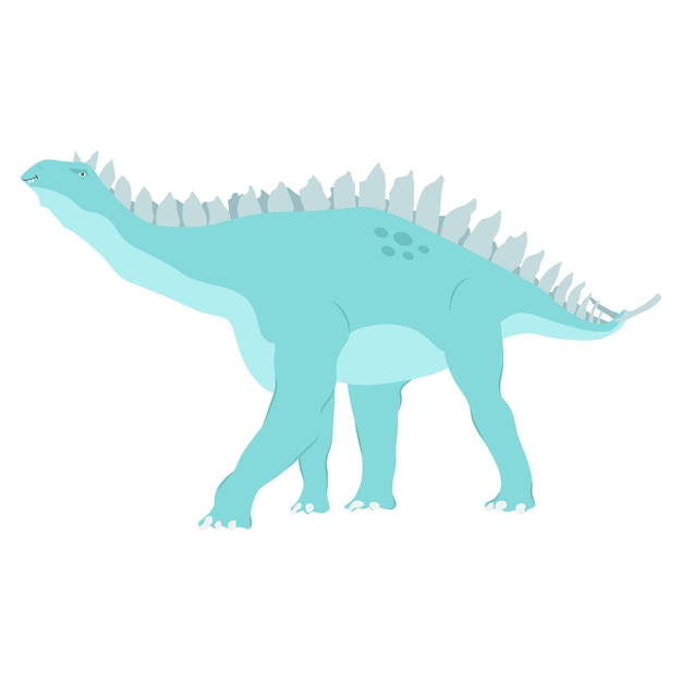 Cute dinosaur cartoon character dino vector illustration