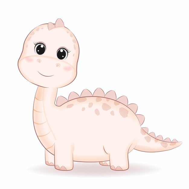 Premium Vector  Cute baby dino cartoon