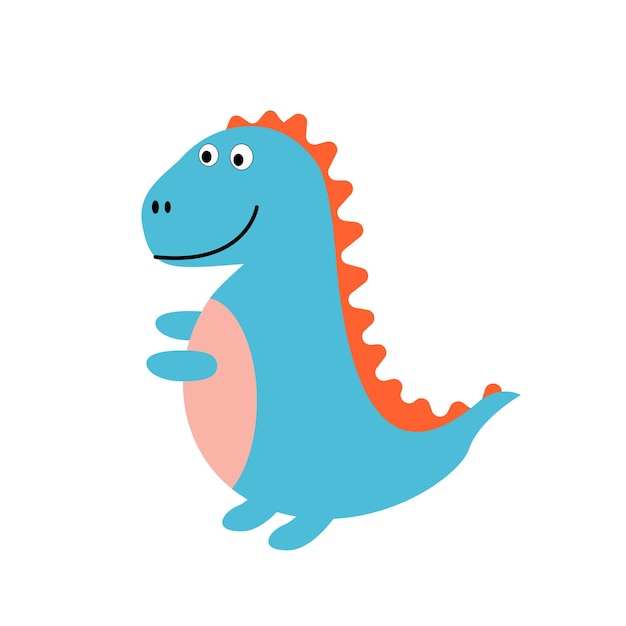 Cute dinosaur vector illustration