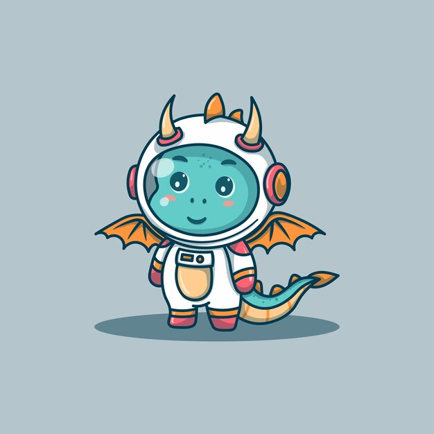 Vector cute dinosaur