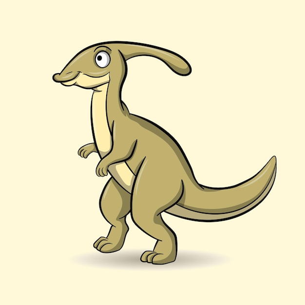 Vector cute dinosaur