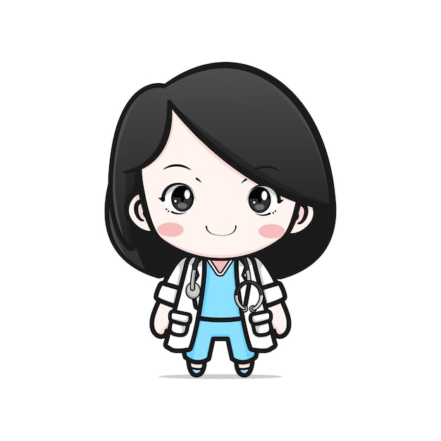 Cute doctor cartoon   design