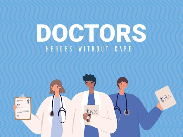 Cute doctors poster