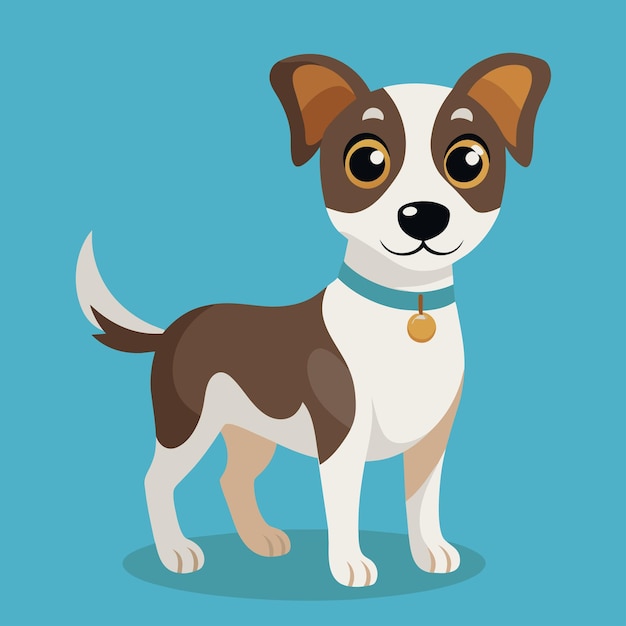 Vector cute dog animal