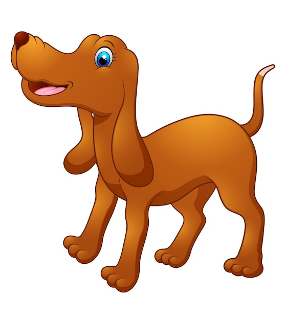 Cute dog cartoon