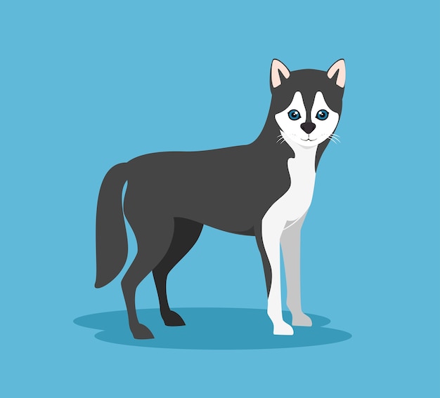 Vector cute dog design