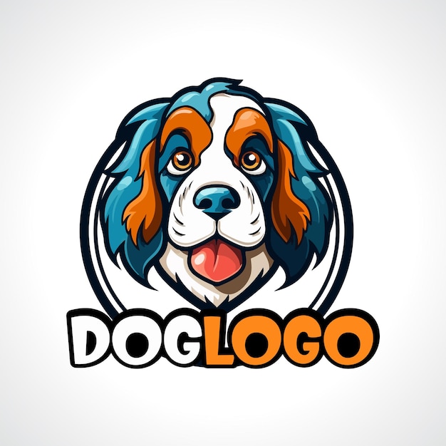 Cute Dog Logo Design Cute Dog Vector