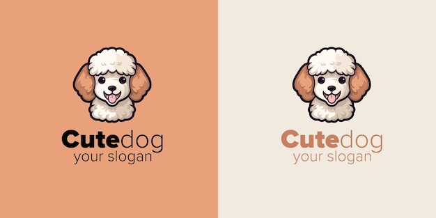 Cute Dog Logo Logo Template Vector and Pet Grooming Designs for Your Petshop