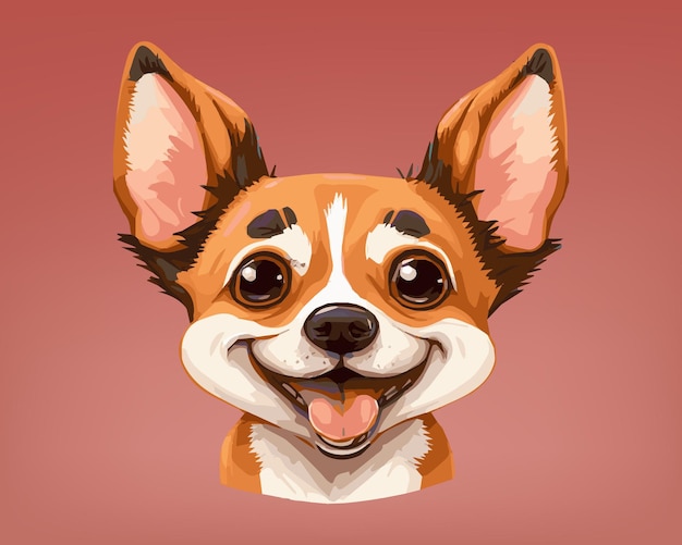 cute dog portrait