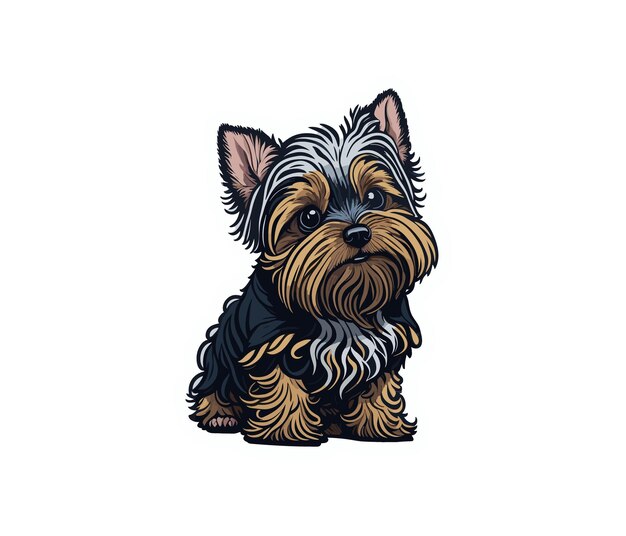 Vector cute dog vector illustrations art