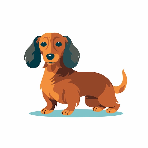 Cute dog vector