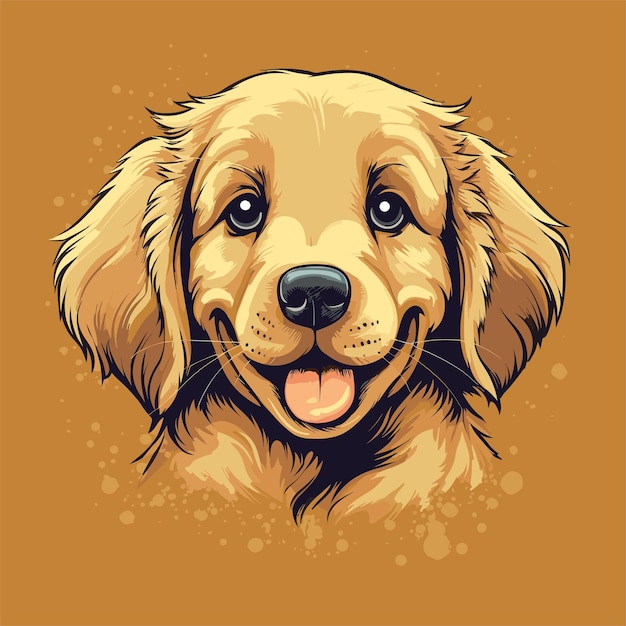 Vector cute dog