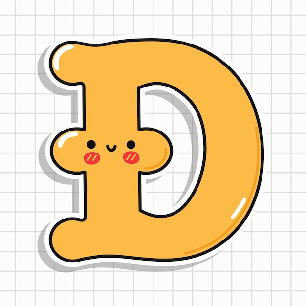 Cute Dogecoin symbol sticker character