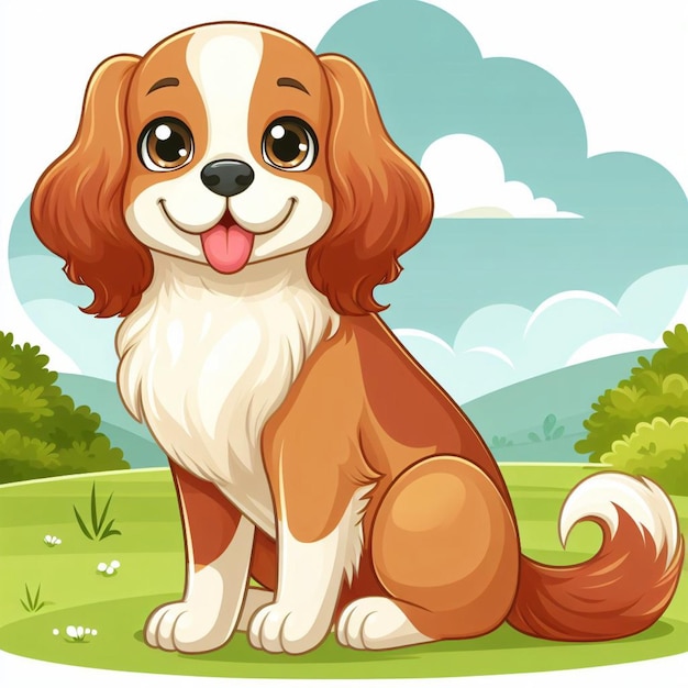 Cute Dogs Vector cartoon illustratie