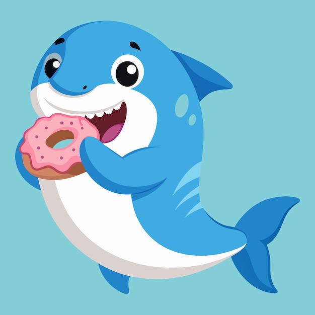 cute dolphin vector artwork