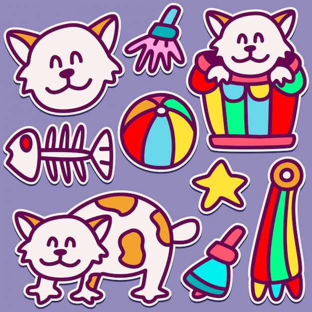 Vector cute doodle design illustration