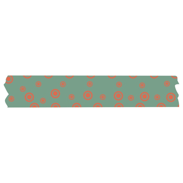 Vector cute dot washing tape