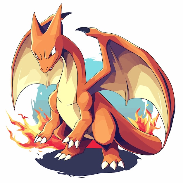 Vector cute dragon vector tshirt