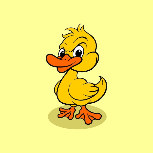 cute duck cartoon