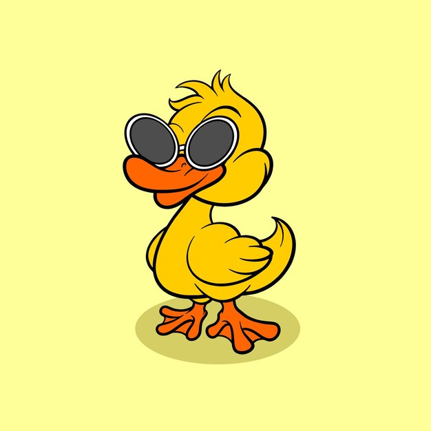 cute duck cartoon