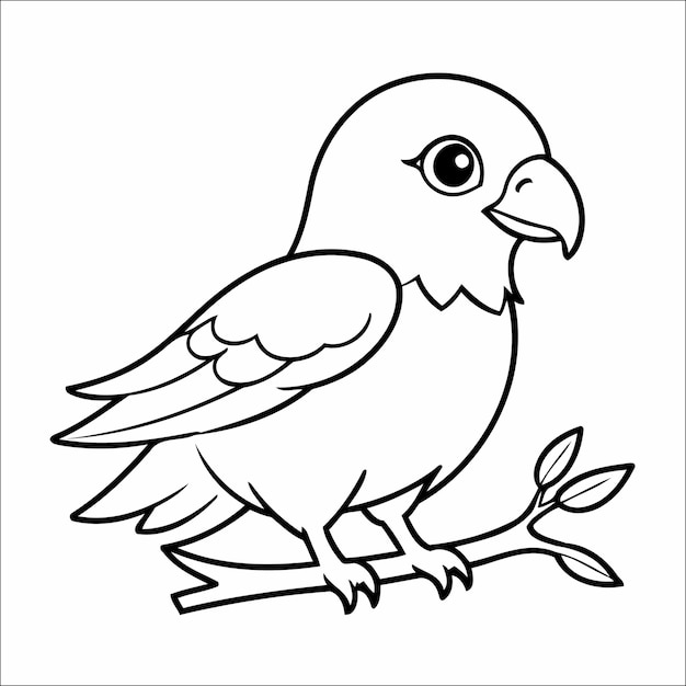 Cute Eagle Coloring Book For Kids