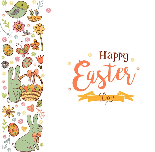 Cute Easter background