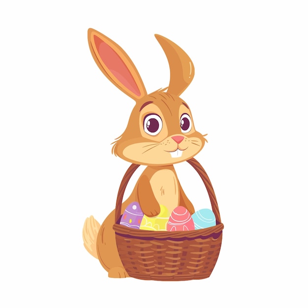 Cute Easter Bunny With Basket 90