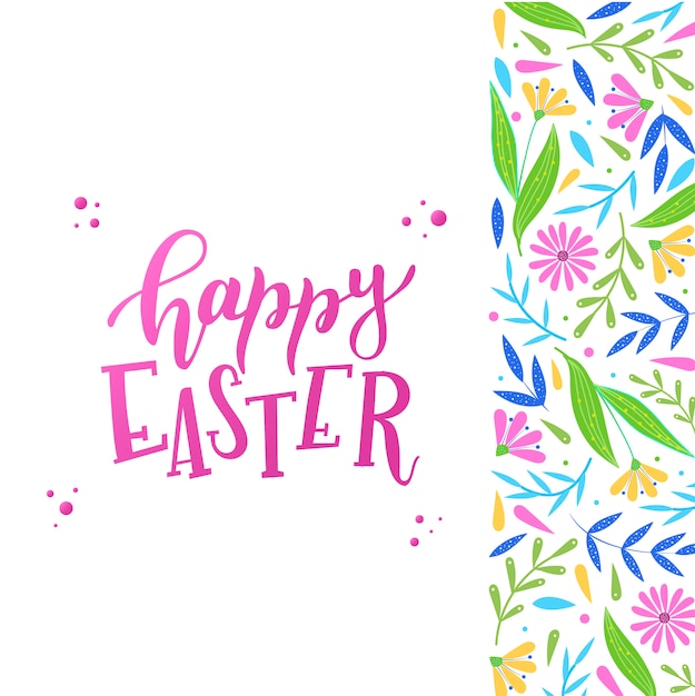 Cute Easter card design