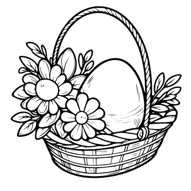 cute easter preschool easter egg coloring pages modern happy easter black and white
