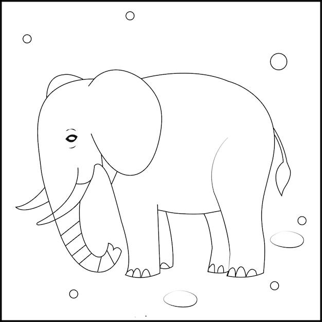 How to Draw an Elephant for Kids - How to Draw Easy-saigonsouth.com.vn