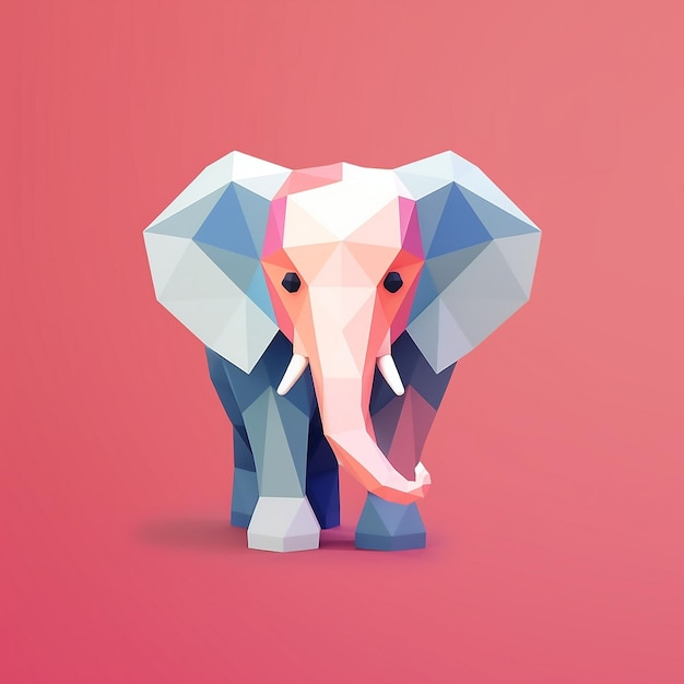 Vector cute elephant