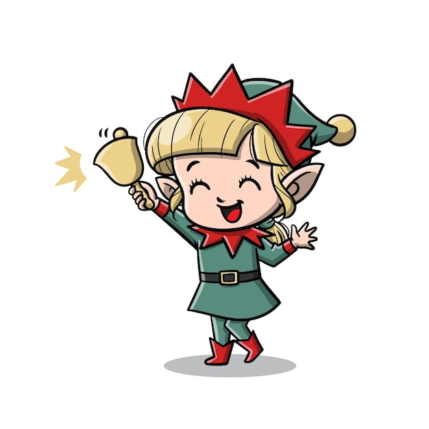 Cute Elf Cartoon Character