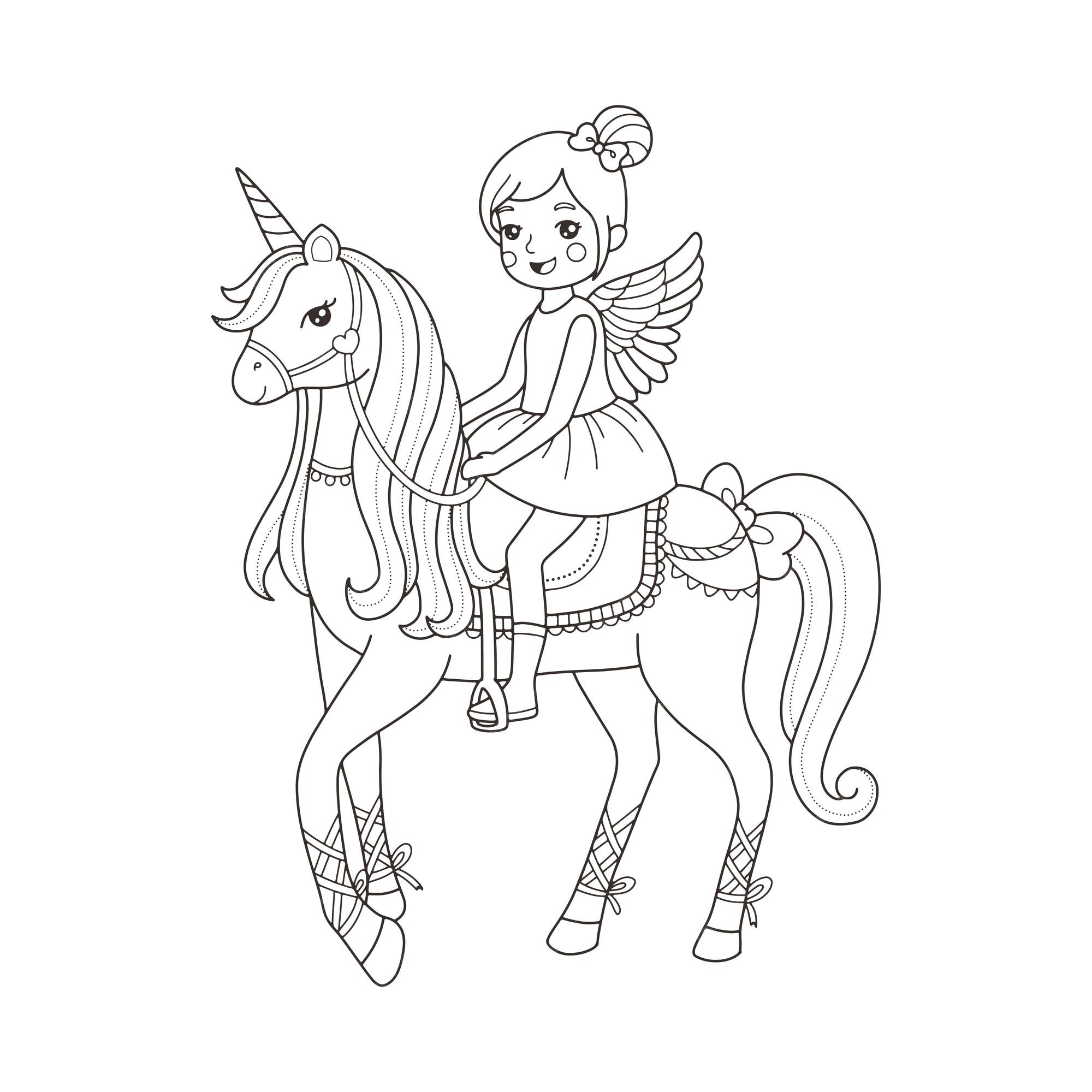 My Little Pony Unicorn Coloring Page For Girls 