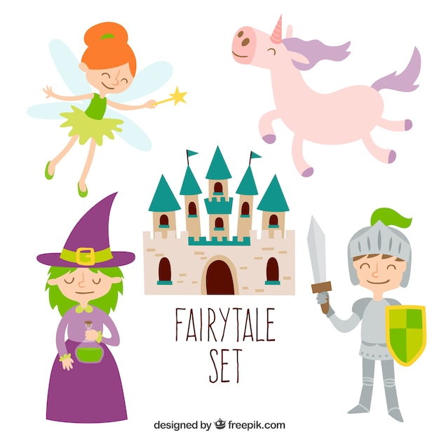 Cute fairytale set