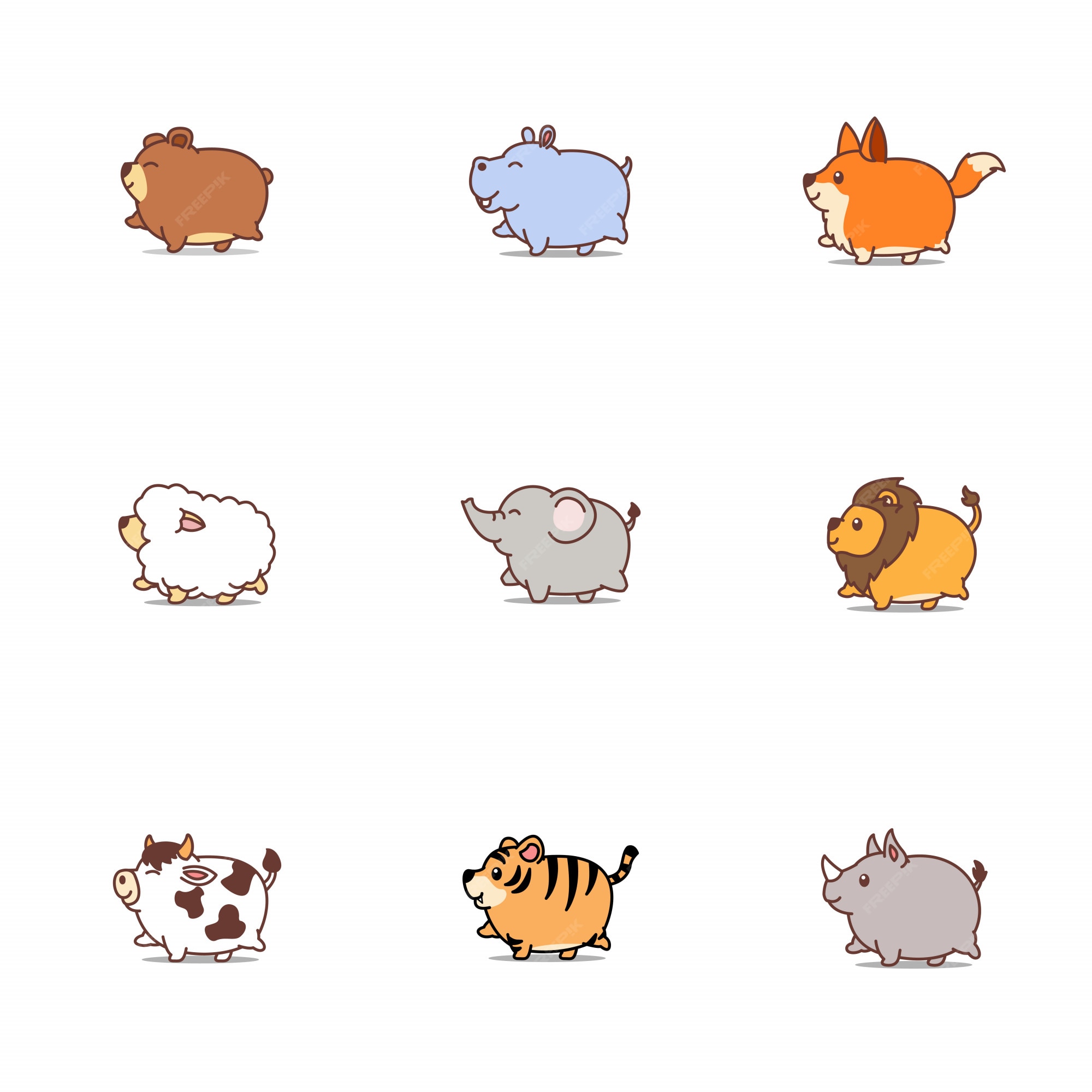 cute fat animals