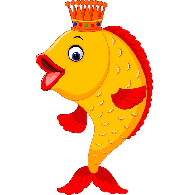 Cute fish cartoon