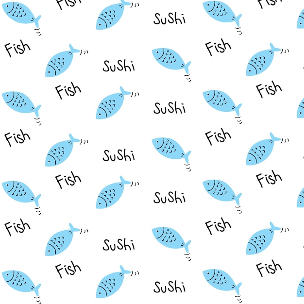 cute fish pattern