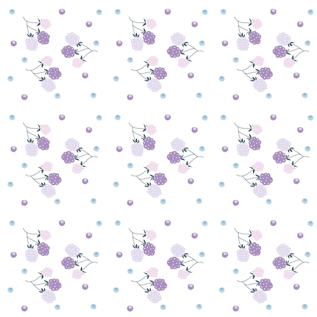 Carino pattern floreale. foglie e fiori disegnati a mano, design per inviti, nozze o biglietti di auguri