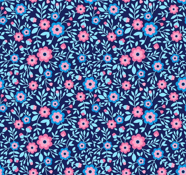 Cute floral pattern in the small flowers. ditsy print. seamless  .