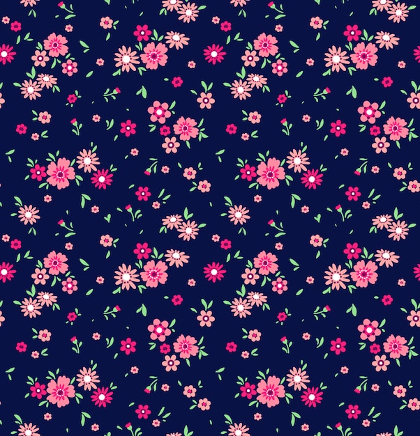 Cute floral pattern in the small flowers. ditsy print. seamless  .