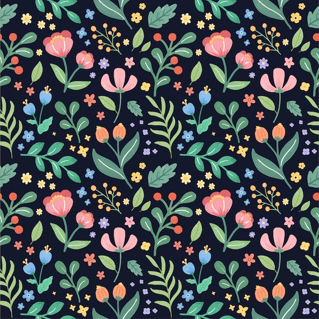 Premium Vector  Cute floral seamless pattern for paper  fashionfabricwallpaper and all prints