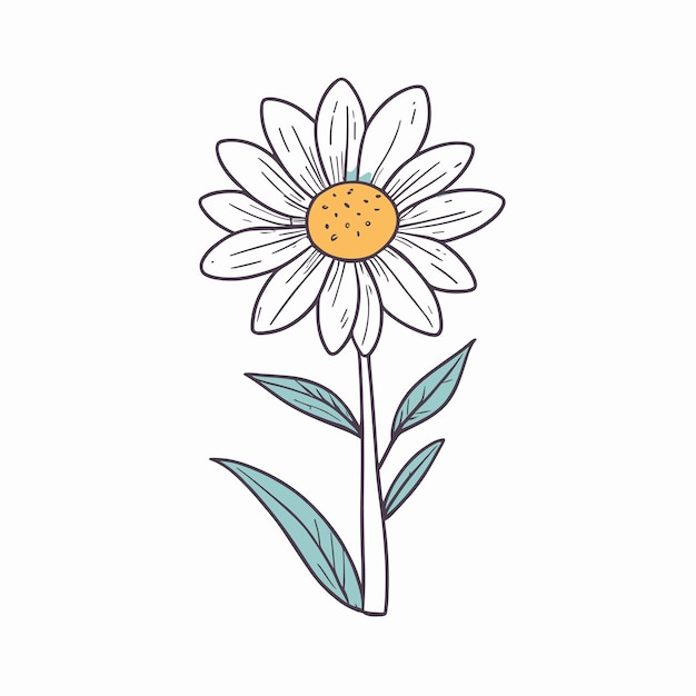 Cute flower illustration floral vector design