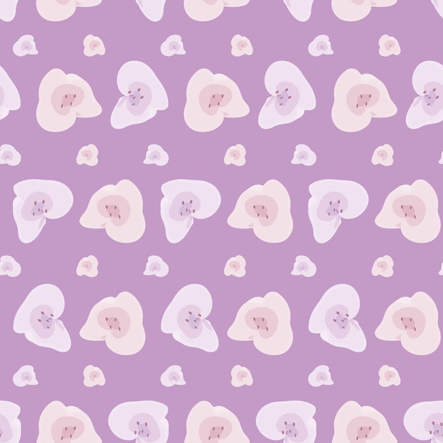 귀여운 꽃 파스텔 수채화 패턴 배경