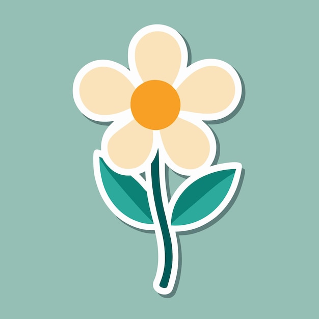 Cute flower vector