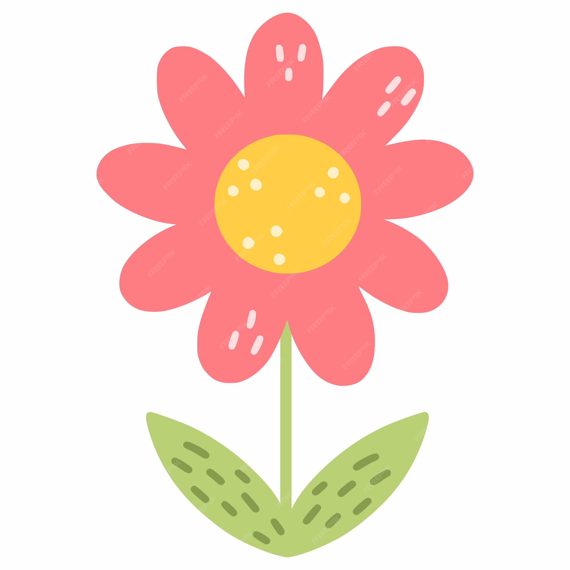 https://img.freepik.com/premium-vector/cute-flower-white-background-pink-chamomile-vector-doodle-illustration-garden-plant-summer-sticker_499739-1124.jpg?w=2000