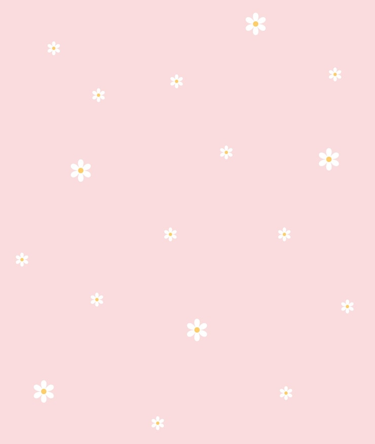 Vector かわいい花柄カモミール背景ベクトル イラスト