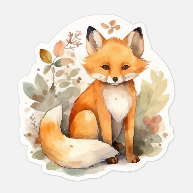 cute fox artwork