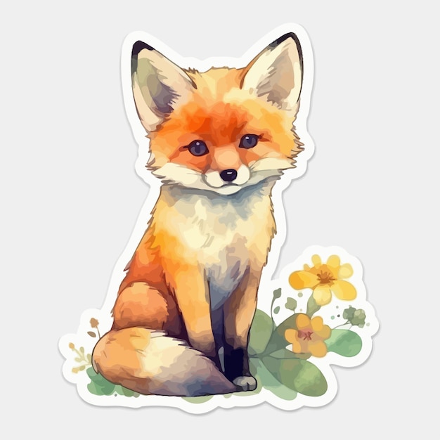 cute fox artwork