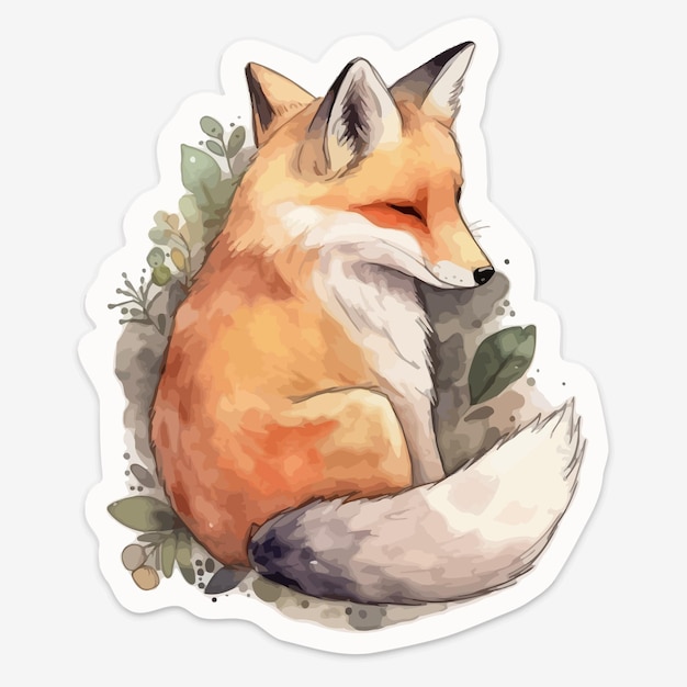 cute fox artwork